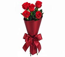 Букет 5 Красных роз Эдлесс Лав в Лесосибирске