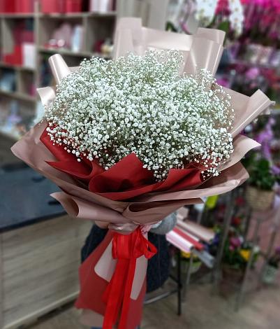 Букет цветов из: Гипсофила в Лесосибирске