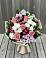 Букет цветов из: Альстромерии, Гвоздики, Розы и Хризантемы в Лесосибирске