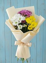 Букет цветов из:  Хризантемы в Лесосибирске