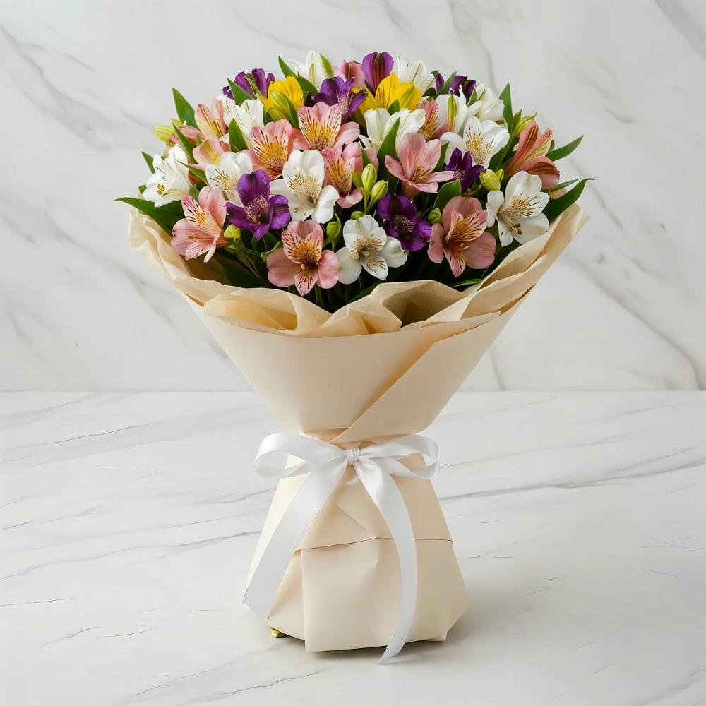 Букет цветов из: Альстромерии в Лесосибирске