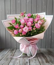 Букет Розовый кустик в Лесосибирске