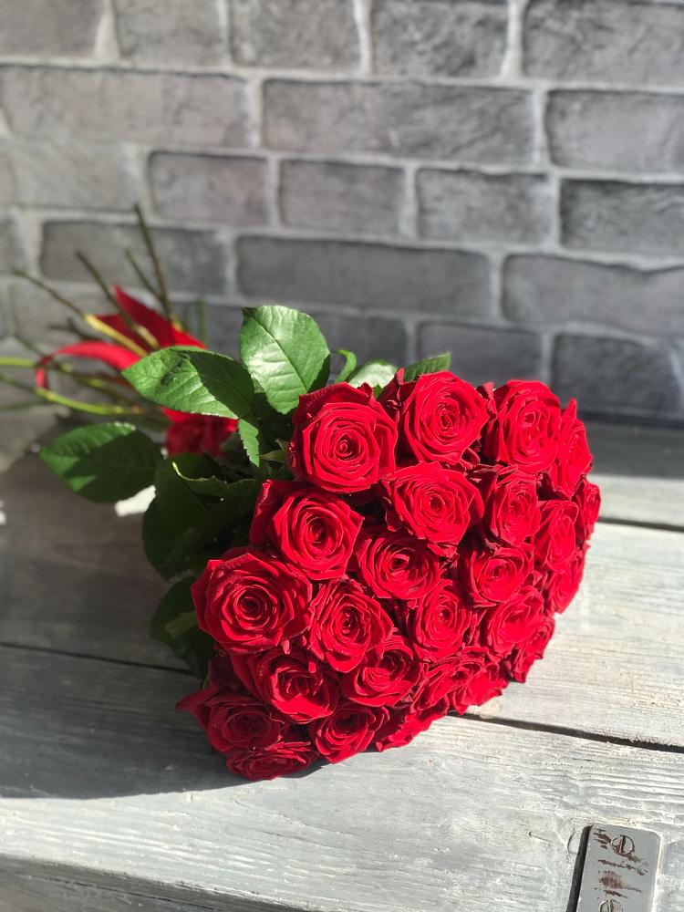 Букет Красные розы Фридом в Лесосибирске