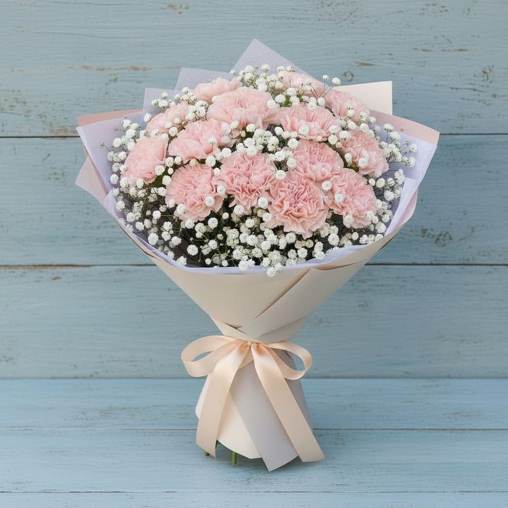 Букет цветов из: Гвоздики в Лесосибирске