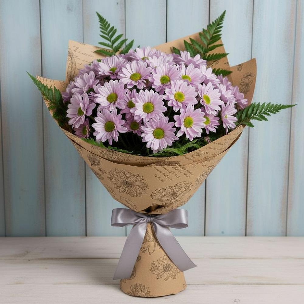 Букет цветов из: Хризантемы в Лесосибирске