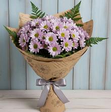 Букет цветов из:  Хризантемы в Лесосибирске
