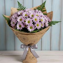 Букет цветов из:  Хризантемы в Лесосибирске