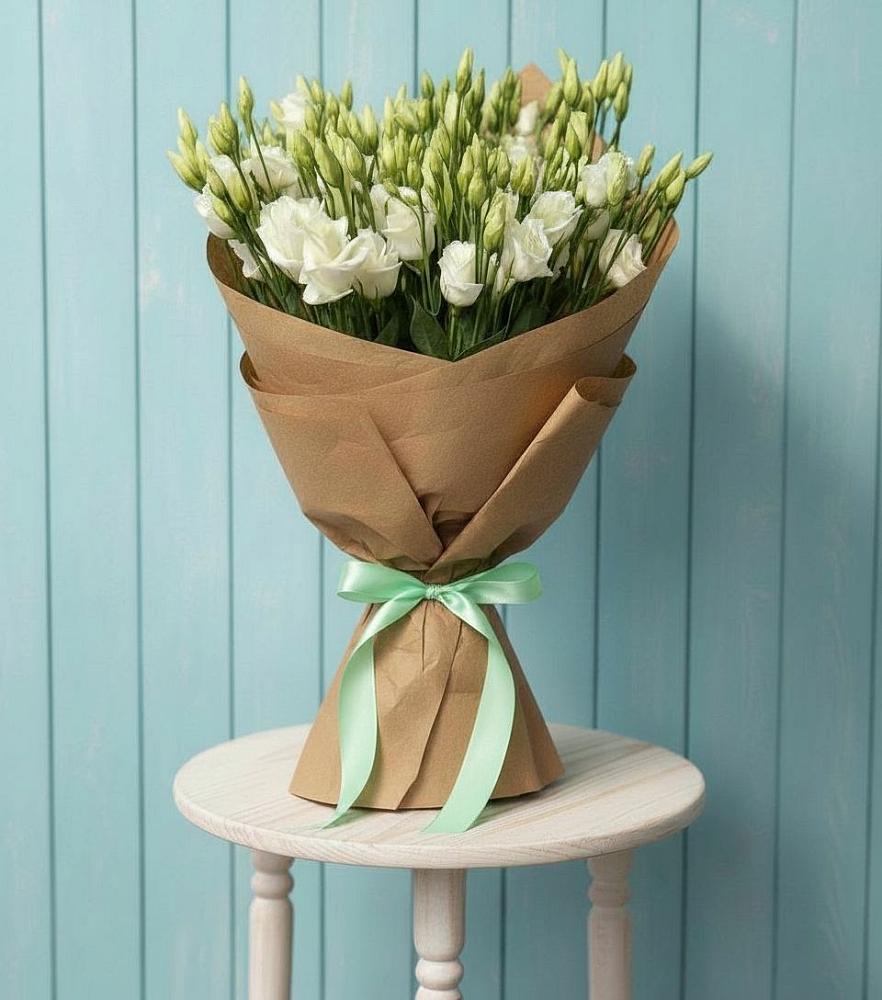 Букет цветов из: Лизиантусы в Лесосибирске