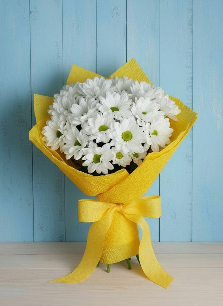 Букет цветов из: Хризантемы в Лесосибирске