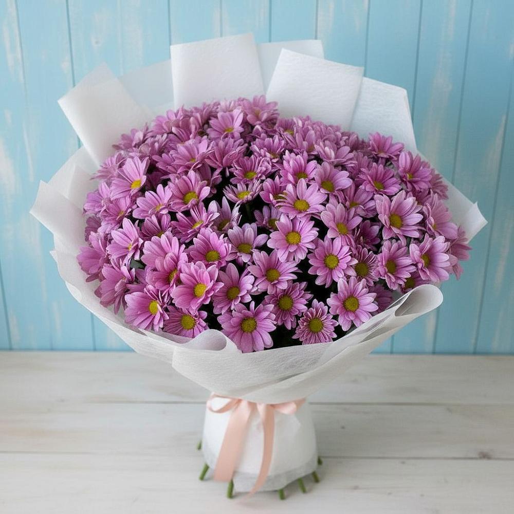 Букет цветов из: Хризантемы в Лесосибирске