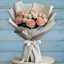 Букет цветов из:  Розы в Лесосибирске