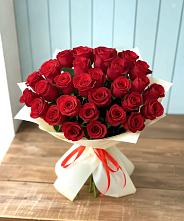 Букет 29 Красных роз в Лесосибирске