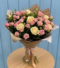 Букет цветов из:  Розы в Лесосибирске