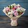 Букет цветов из: Хризантемы, Альстромерии и Розы в Лесосибирске